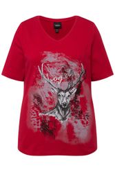 Ulla Popken T-Shirt T-Shirt Trachtenmotiv Classic günstig online kaufen