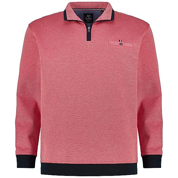 Hajo Sweatshirt "Stay Fresh", bügelfrei Farbe rot Größe: 4XL günstig online kaufen