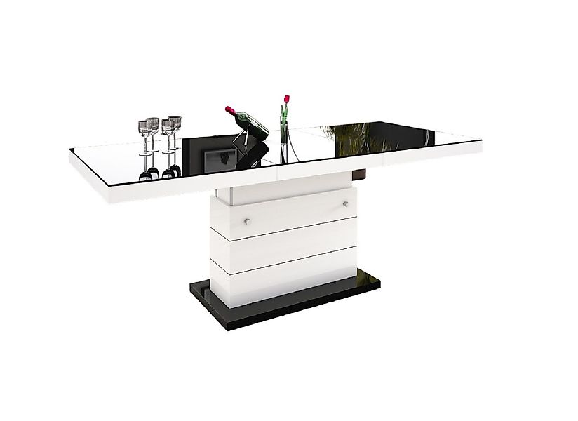 designimpex Couchtisch Matera Lux H-333 Schwarz günstig online kaufen