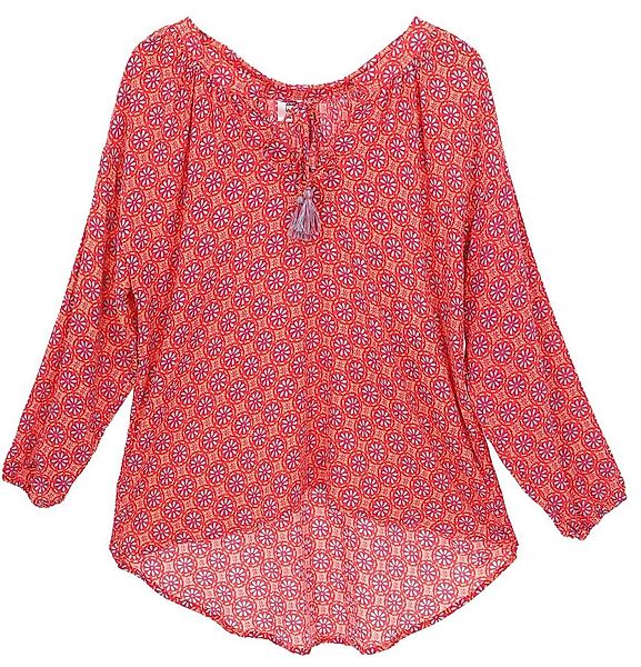 Guru-Shop Longbluse Blusentunika, Langarmbluse, plus size.. Ethno Style, Hi günstig online kaufen