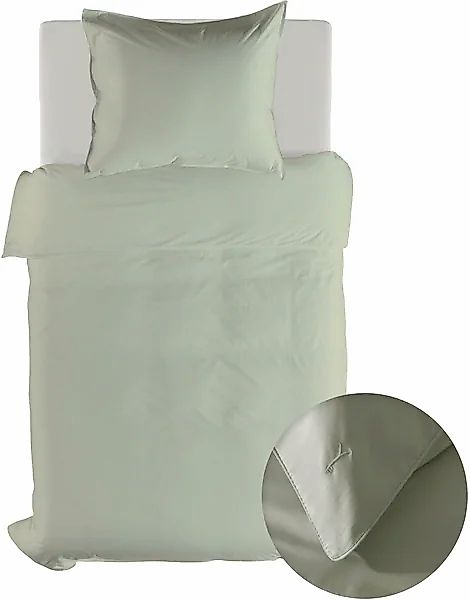 YELLOW Bettwäsche »Suite-Dubai« 2 tlg. Uni Design, 100% Baumwolle ab 135x20 günstig online kaufen