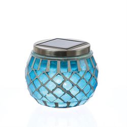MARELIDA LED Solarleuchte Solar Windlicht Mosaik günstig online kaufen