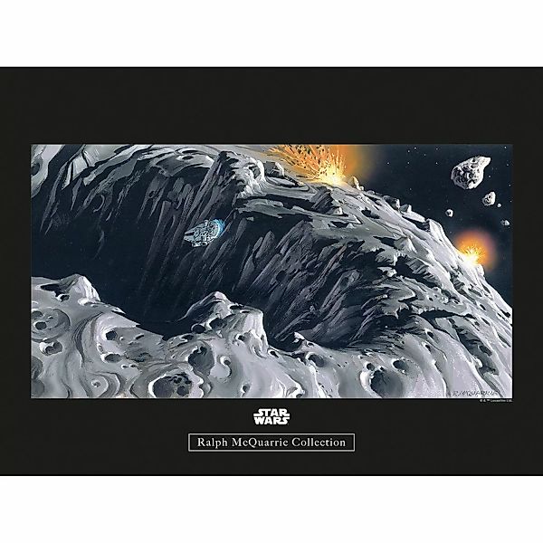 Komar Wandbild Star Wars Asteroid 70 x 50 cm günstig online kaufen