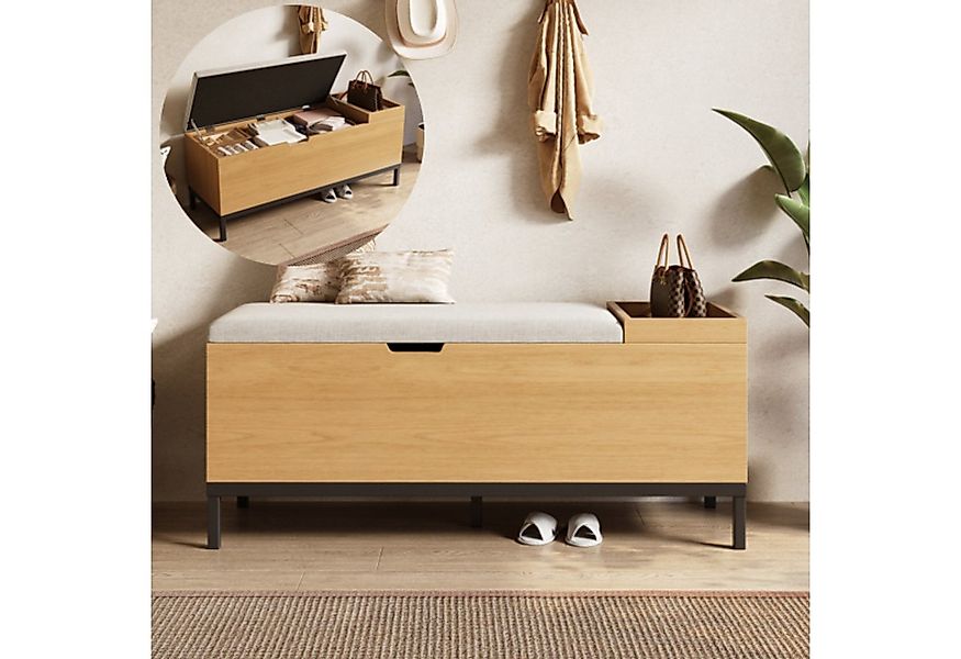 Flieks Polsterbank mit öffnbarer Aufbewahrungsbox (115×49,5×40 cm, 1-St., S günstig online kaufen