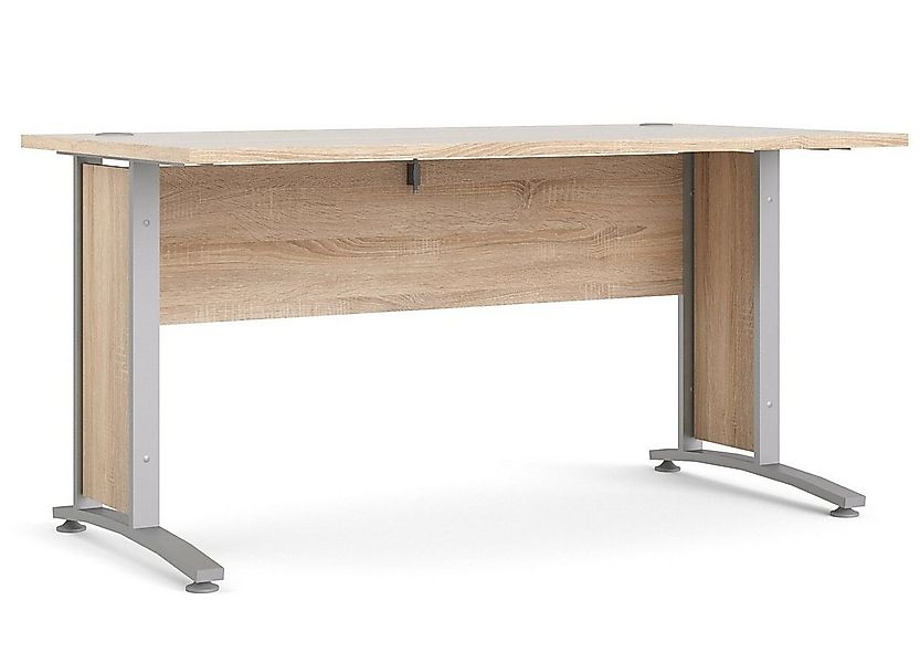 Tvilum Schreibtisch Computertisch PRIMA, Eiche Struktur Dekor, 150 x 75 x 8 günstig online kaufen