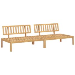 vidaXL Loungesofa Garten-Mittelsofas aus Paletten 2 günstig online kaufen