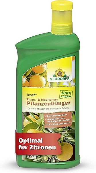 Neudorff Spezialdünger Azet Zitrus- & Mediterran PflanzenDünger 1 L, Mit ei günstig online kaufen