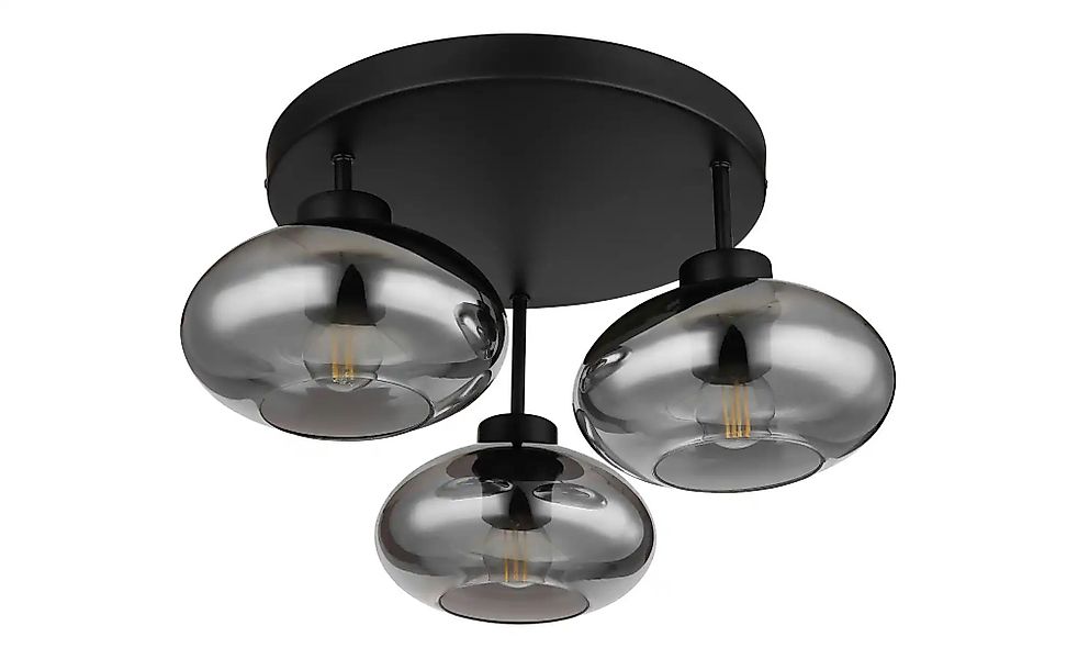 Globo Lighting Deckenleuchte   ¦ schwarz ¦ Maße (cm): B: 40 H: 24 T: 40.0 L günstig online kaufen