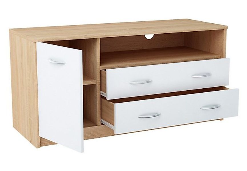 Home Collective TV-Schrank 110cm breit Lowboard mit matter Oberfläche Ferns günstig online kaufen