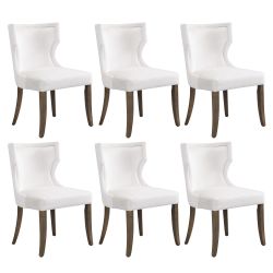 MODFU Esszimmerstuhl mit Beinen aus Massivholz günstig online kaufen