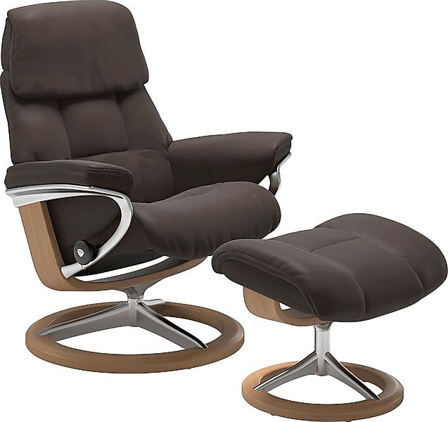 Stressless Relaxsessel "Ruby" Set, Relaxsessel mit Hocker, mit Signature Ba günstig online kaufen