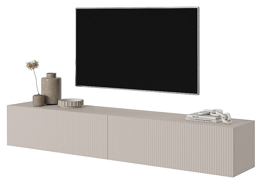 Selsey TV-Schrank VELDIO 2 grifflose, geriffelte günstig online kaufen