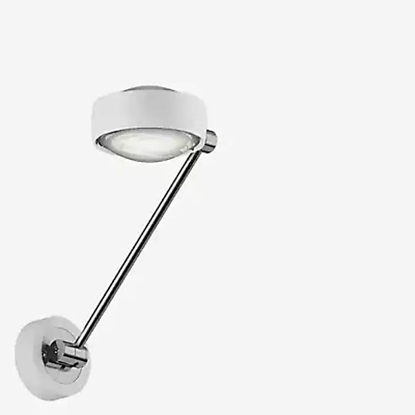 Occhio Sento Parete Singolo 30 Up D Wandleuchte LED, Kopf weiß glänzend/Bod günstig online kaufen