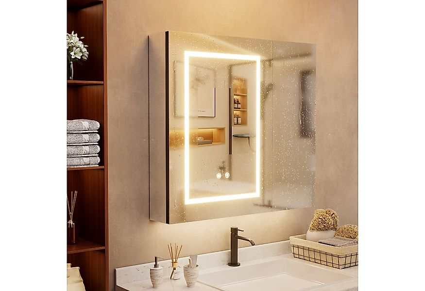 TWSOUL Badezimmerspiegelschrank Spiegelschrank Bad mit LED Beleuchtung und günstig online kaufen