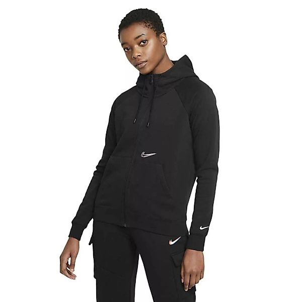 Nike Sportswear Essential Print Kapuzenpullover 2XL Black günstig online kaufen