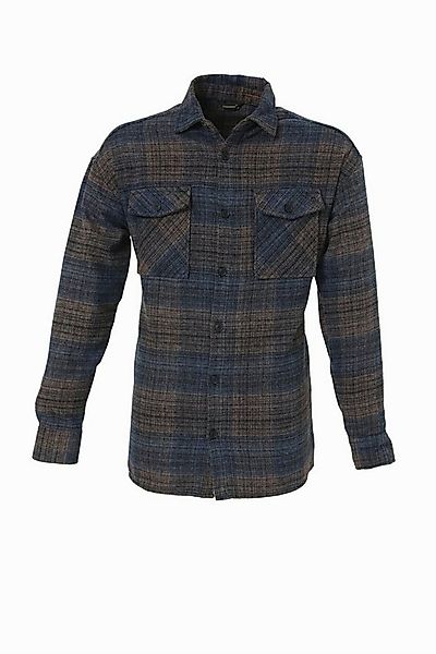 Megaman Jeans Flanellhemd Flanellhemd H-263 Flanellhemd Kariert Hemd Holzfä günstig online kaufen