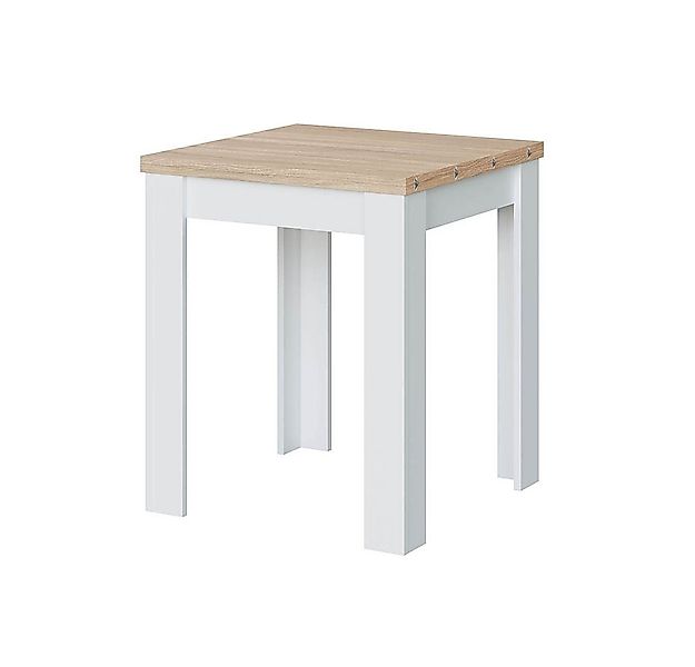 FORES HABITAT Kulissentisch (ausziehbar) in Artik-Weiß/Kanada-Eiche Dekor - günstig online kaufen