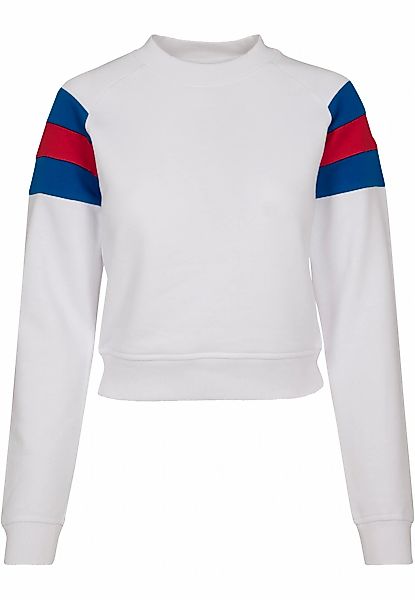 URBAN CLASSICS Sweatshirt "Urban Classics Damen Ladies Sleeve Stripe Crew" günstig online kaufen