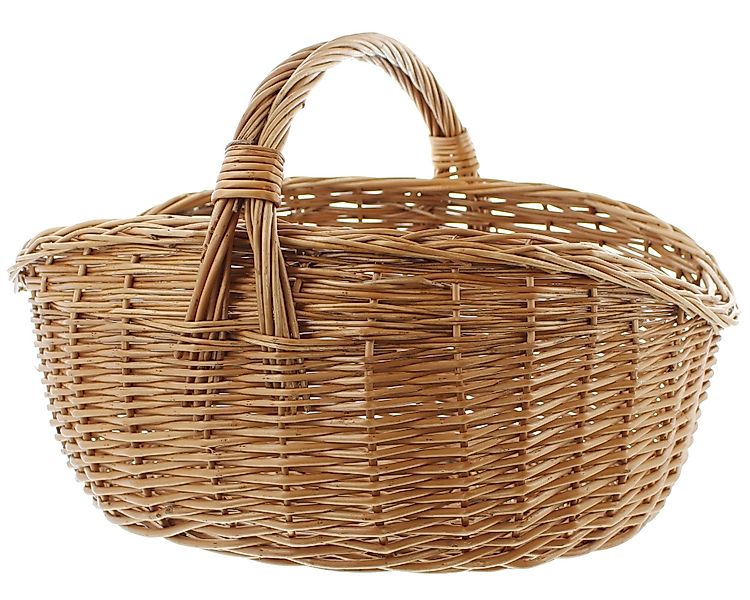 Dekoleidenschaft Einkaufskorb Vollweide, natur, 40x32 cm, günstig online kaufen