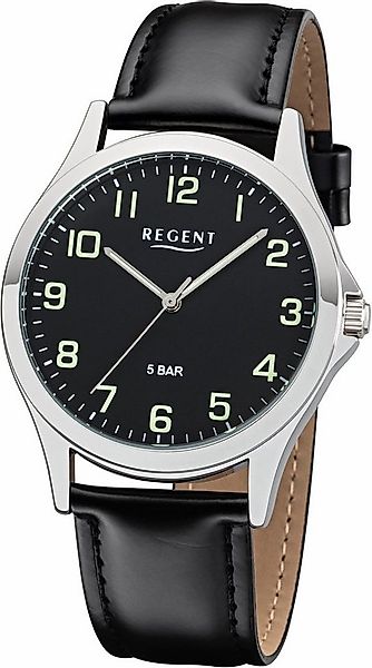 Regent Quarzuhr 18307816, Armbanduhr, Herrenuhr, Mineralglas günstig online kaufen