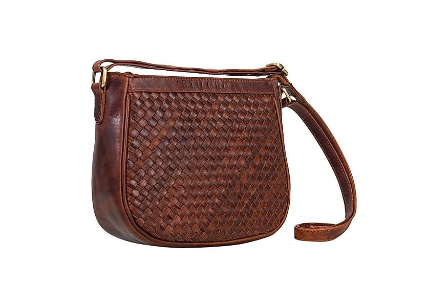 STILORD Handtasche "Madita" Kleine Damen Handtasche Leder geflochten günstig online kaufen
