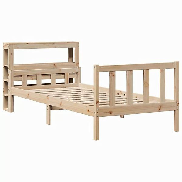 vidaXL Bett Massivholzbett ohne Matratze 100x200 cm Kiefernholz günstig online kaufen