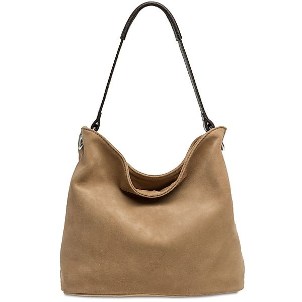 Caspar Schultertasche Damen Veloursleder Handtasche Klassisch günstig online kaufen