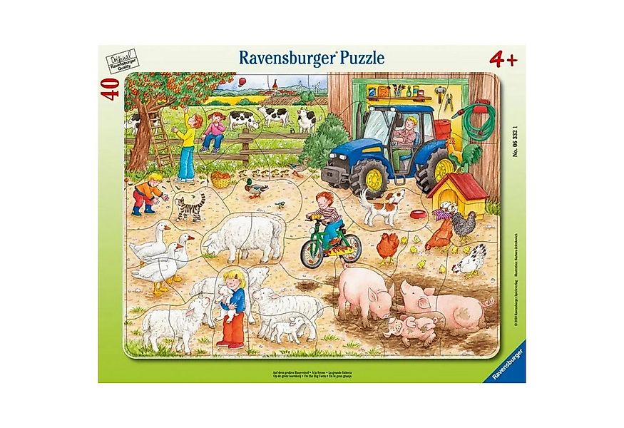 Ravensburger Puzzle Ravensburger Kinderpuzzle - 06332 Auf dem großen Bauern günstig online kaufen