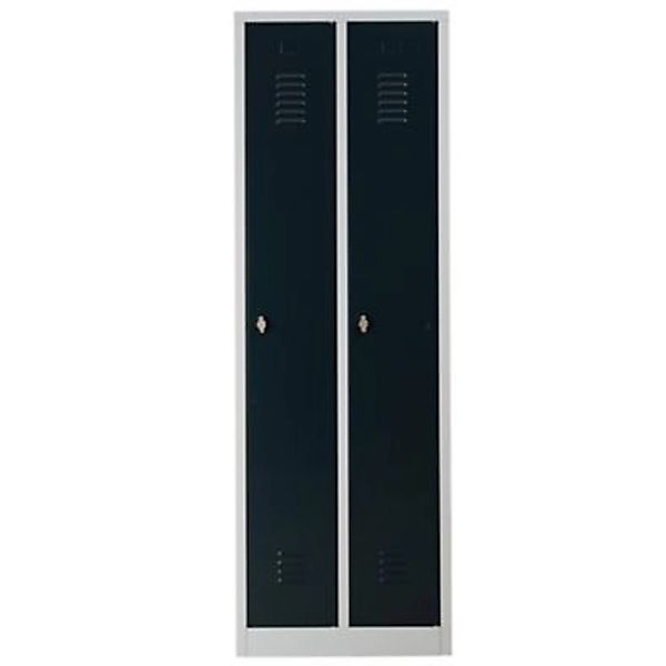 PROREGAL Garderobenspind Camel 2-Fächer HxBxT 180 x 60 x 50 cm Vorhängeschl günstig online kaufen