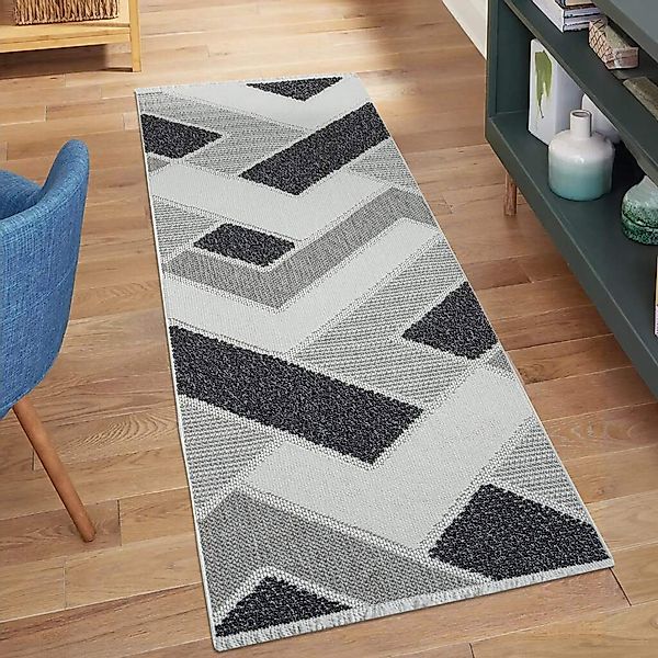 Carpet City Teppich »LINDO 8877«, rechteckig, 11 mm Höhe, Kurzflor, Hochtie günstig online kaufen