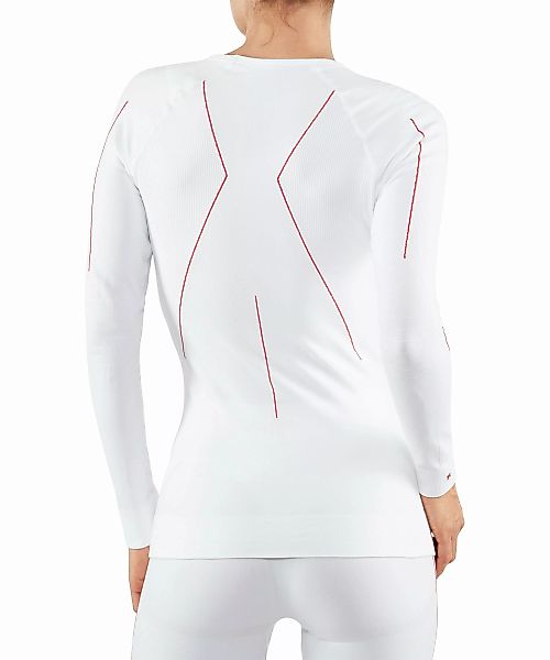 FALKE Damen Langarmshirt Maximum Warm, XL, Weiß, Uni, 33037-200805 günstig online kaufen