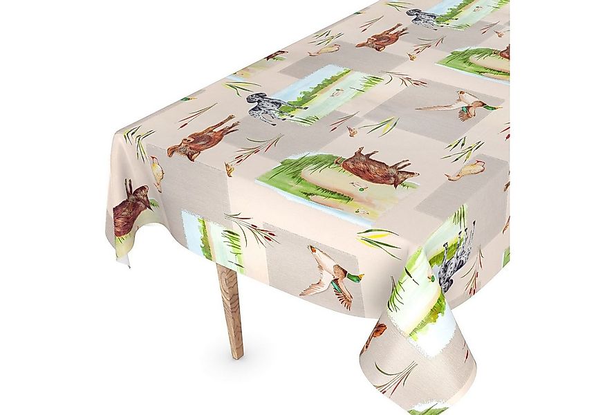 ANRO Tischdecke Wachstuchtischdecke Gartentischdecke Wachstischdecke (Einze günstig online kaufen