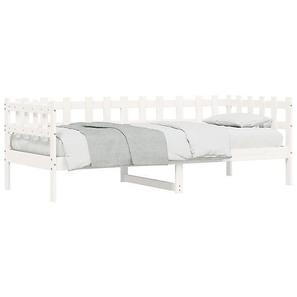 vidaXL Bett Tagesbett ohne Matratze Weiß günstig online kaufen