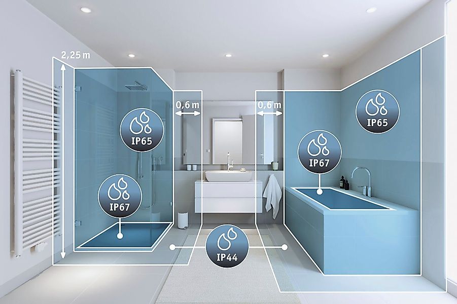 Paulmann LED Wandleuchte Mirror Regula, ohne günstig online kaufen