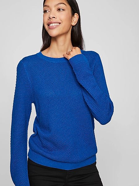 Vila Rundhalspullover "VIDALO O-NECK L/S KNIT TOP- NOOS" günstig online kaufen