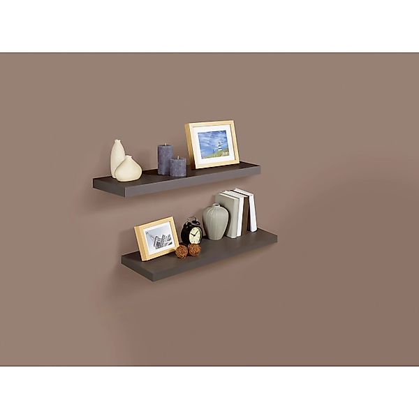 OBI Wandregal Valbonne Anthrazit 79,5 cm x 23,5 cm x 3,8 cm günstig online kaufen