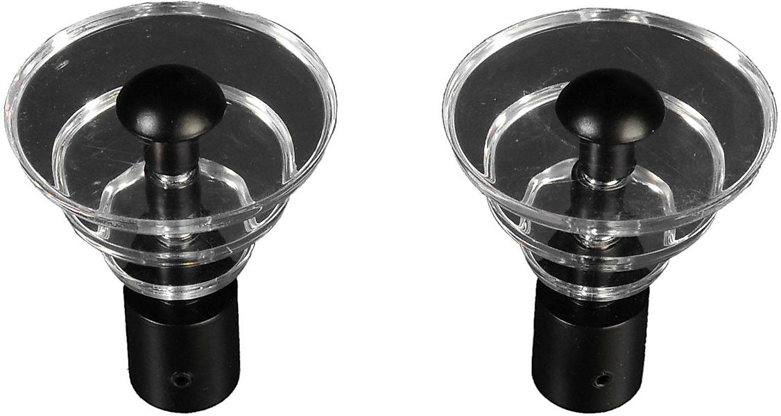 Liedeco Gardinenstangen-Endstück Luna, Gardinen, (Set, 2-St), günstig online kaufen