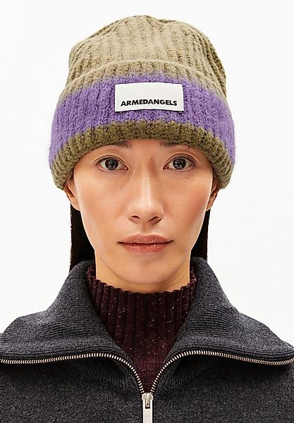 Armedangels Strickmütze JUPILAA STRIPED UN-WASTED Unisex (Mütze aus Alpaca- günstig online kaufen