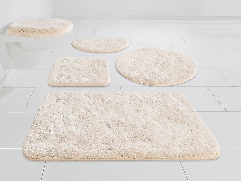 Grund Badematte "Melos, Badvorleger, Badezimmer Teppich, sehr weich" Höhe 2 günstig online kaufen