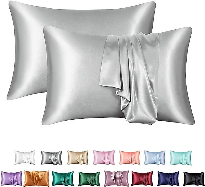 BYSURE Kissenbezug 2er Set Satin Kopfkissenbezug, günstig online kaufen