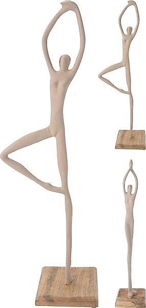 Koopman Skulptur Statue Tischdeko Taupe 48 cm 2 er Set (2 St), 2er Set, Dek günstig online kaufen