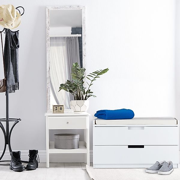 relaxdays Sitztruhe Sitzkommode mit 2 Schubladen günstig online kaufen