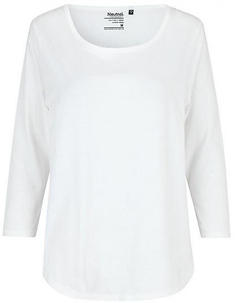 Neutral Langarmshirt Damen Three Quarter Sleeve günstig online kaufen