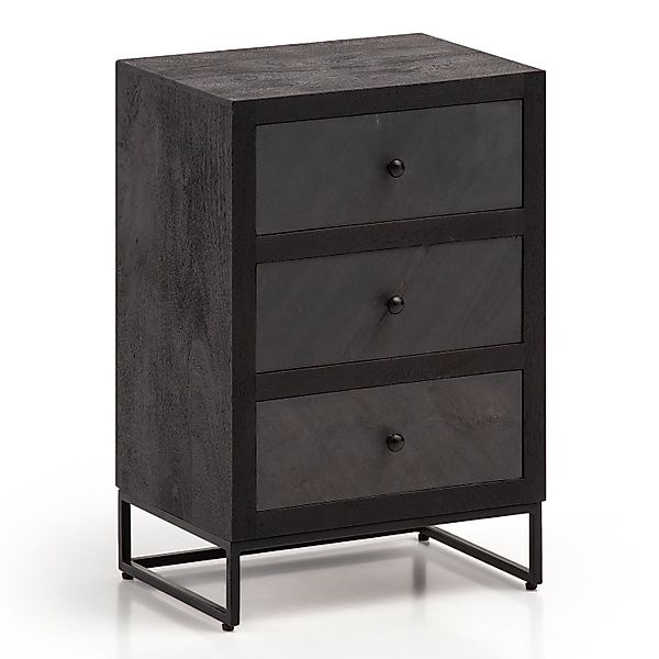 FINEBUY Nachttisch FB55618 (Mango Massivholz / günstig online kaufen