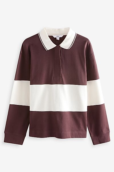 Next Rugbyshirt Rugby-Poloshirt mit Knöpfen aus günstig online kaufen