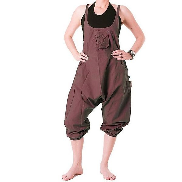 Vishes Latzhose Kurze Harems Latzhose aus gewebter Baumwolle Pumphose, Plud günstig online kaufen