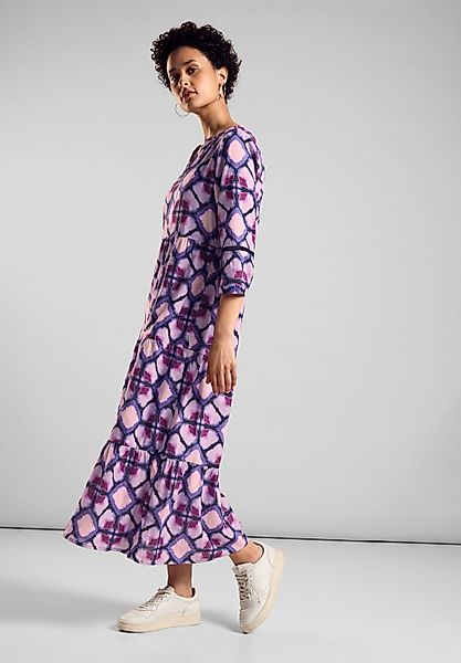 STREET ONE Midikleid Ohne Taschen aus 100% Baumwolle günstig online kaufen