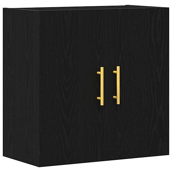 vidaXL Fächerschrank Wandschrank Schwarz Eiche 60x31x70 cm Holzwerkstoff (1 günstig online kaufen