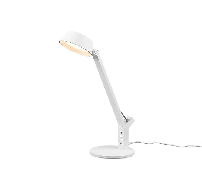 LED-Tischleuchte inkl. USB 1 Stück Metall Weiß günstig online kaufen