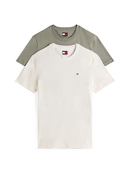 Tommy Jeans Rundhalsshirt TJM XSLIM 2PACK JERSEY TEE EXT (Packung, 2er-Pack günstig online kaufen